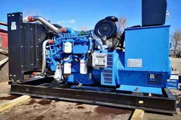 贵阳舒明零售管理咨询有限公司机电一批柴油发电机组发往客户手中